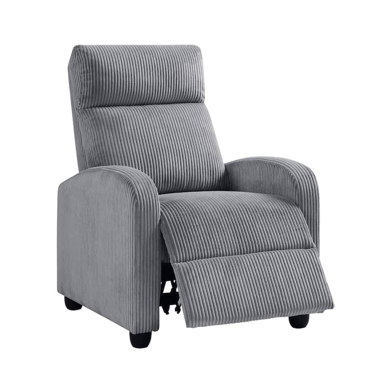 Covelo Corduroy Push Back Reclining Chair