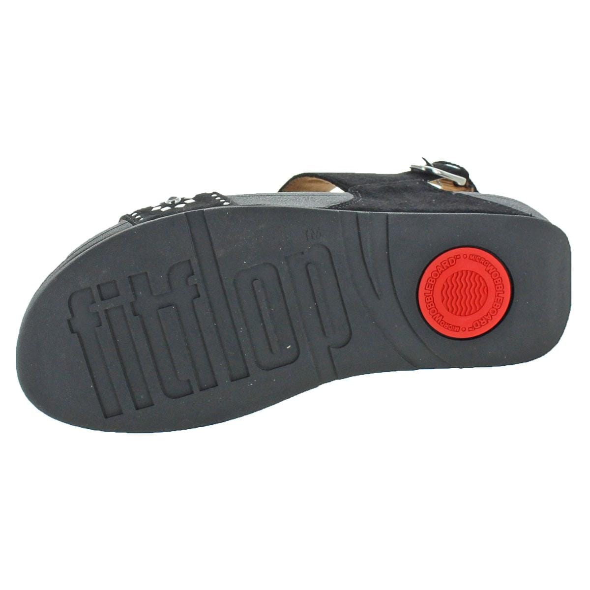 grey suede back strap sandals