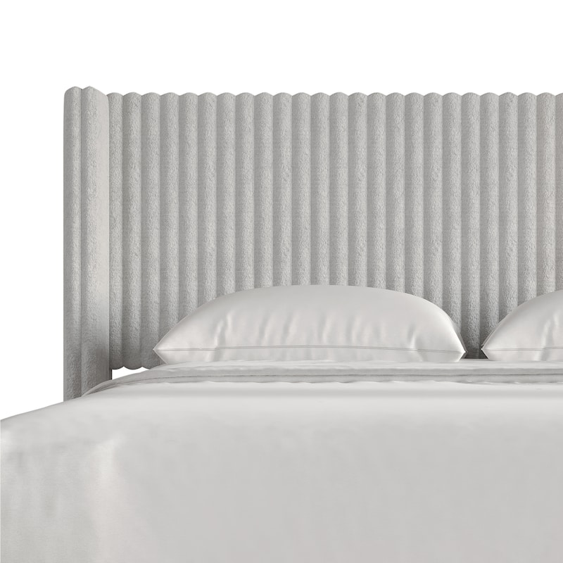 CraftPorch Sophistique Wingback Velvet Upholstered Bed