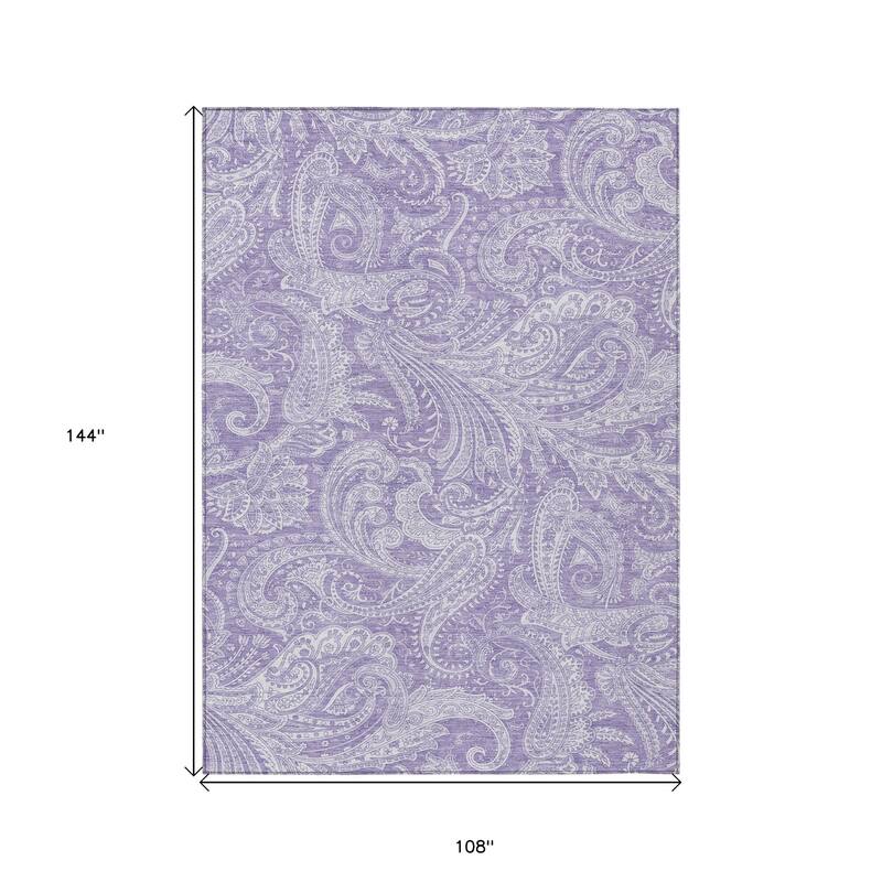 HomeRoots Paisley Transitional Rectangle Outdoor Rug