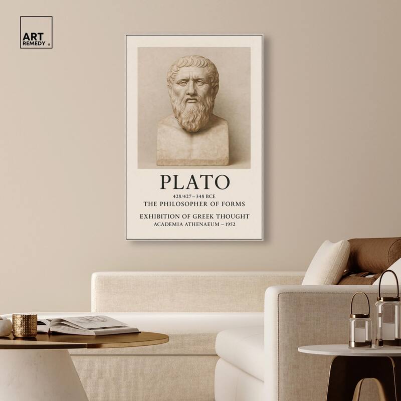 Philosopher of Forms Canvas by Art Remedy