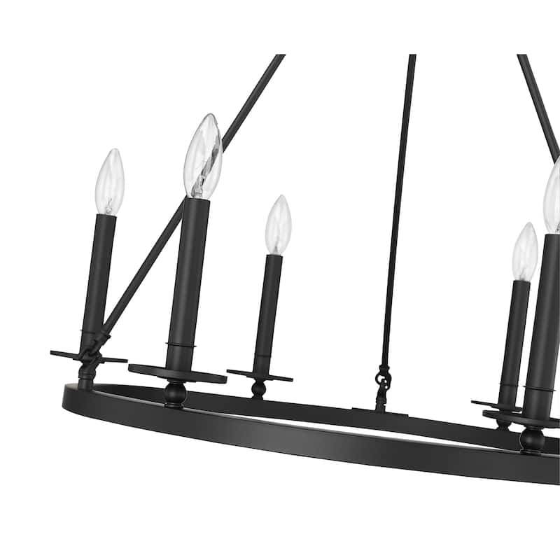 Millennium Lighting 46706 Florence 6 Light 26" Wide Taper Candle
