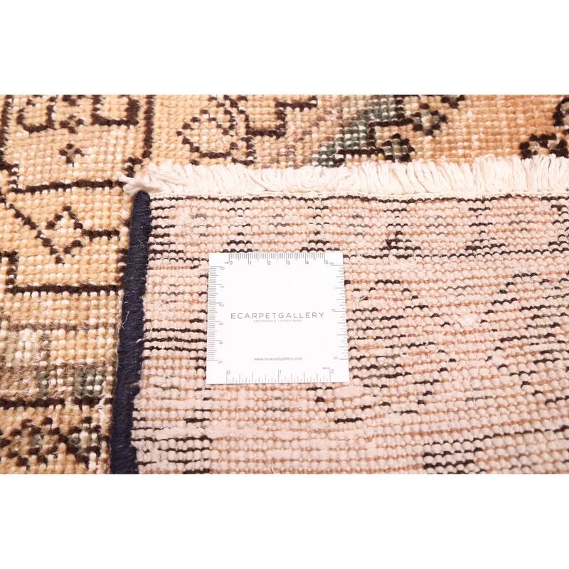 ECARPETGALLERY Hand-knotted Antalya Vintage Beige Wool Rug - 4'11 x 6'6