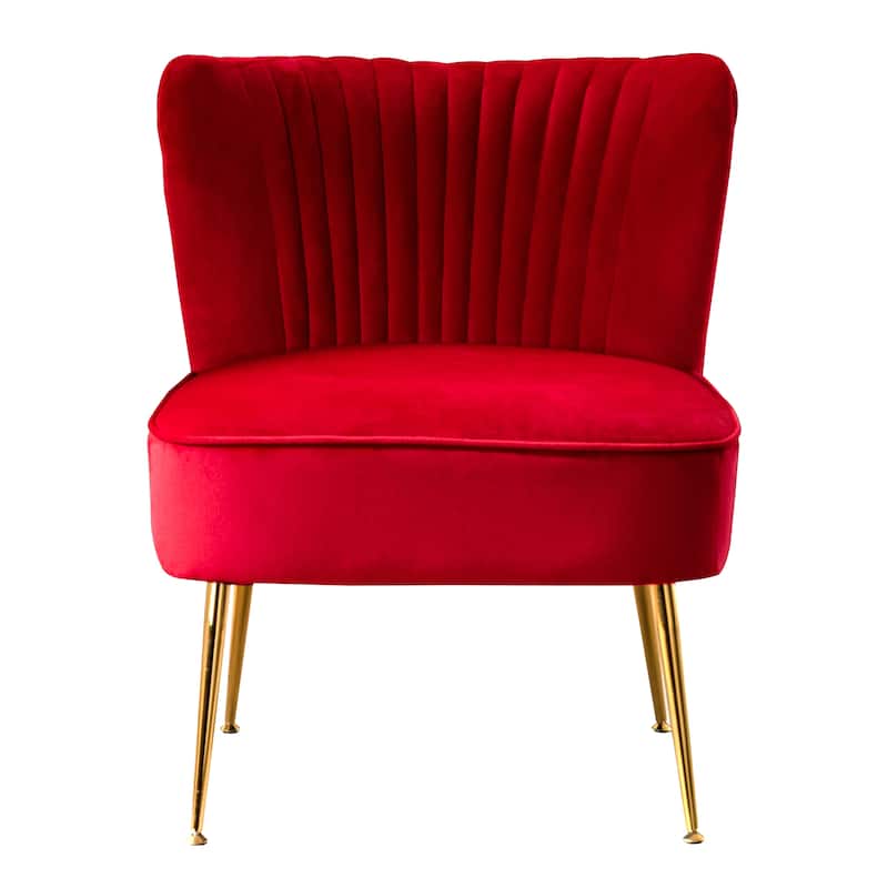 Heaven Contemporary Velvet Upholstered Accent Chair