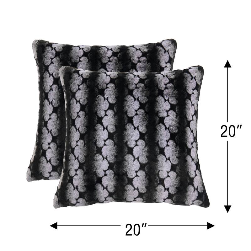 Serenta Ballys FauxFur 2 Piece Pillow Shell Set