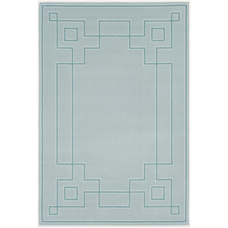 Livabliss Alfresco Country Geometric Indoor / OutdoorArea Rug