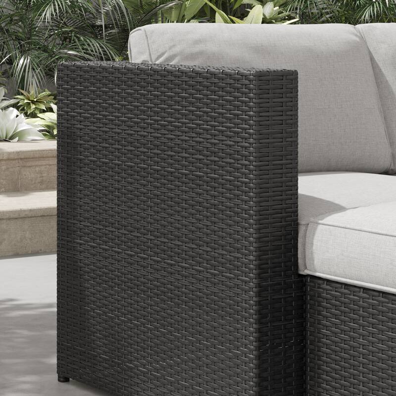 Corvus Xavier 13-piece Sectional Wicker Patio Sofa Set