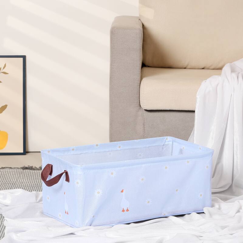 Storage Cube, 1 Pack Fabric Storage Bins with Handles for Shelves Closet, Collapsible Storage Basket for Organizing Clothes