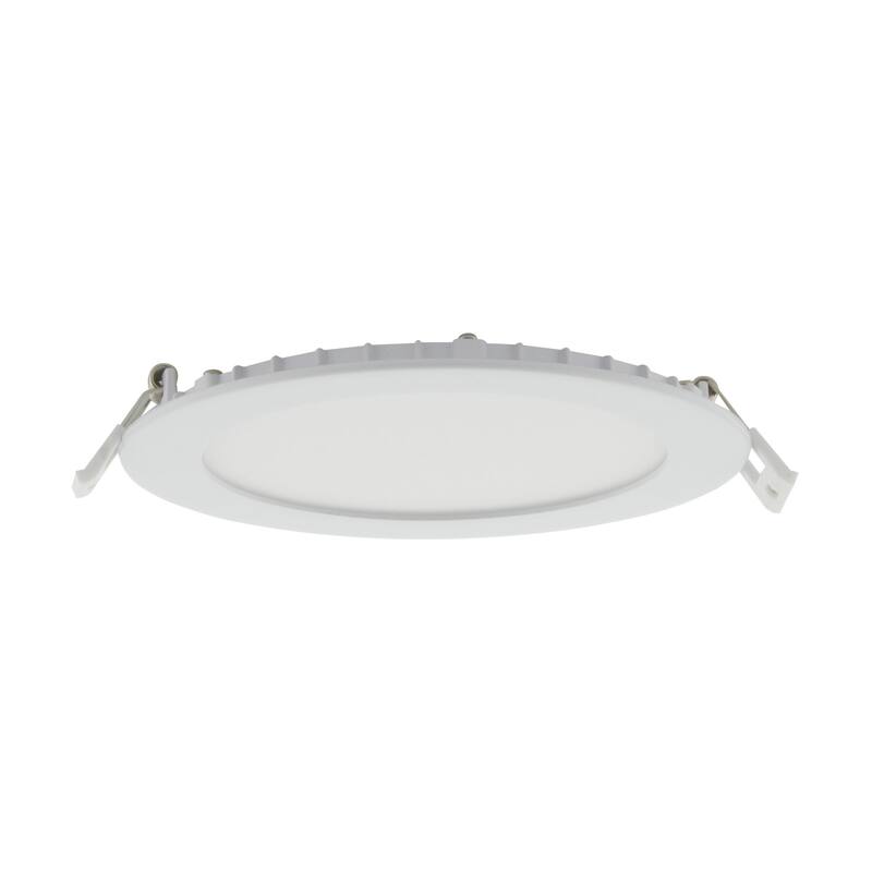12 Watt LED Direct Wire Downlight Edge-lit 6 in. CCT Selectable 120V Dimmable Round Remote Driver