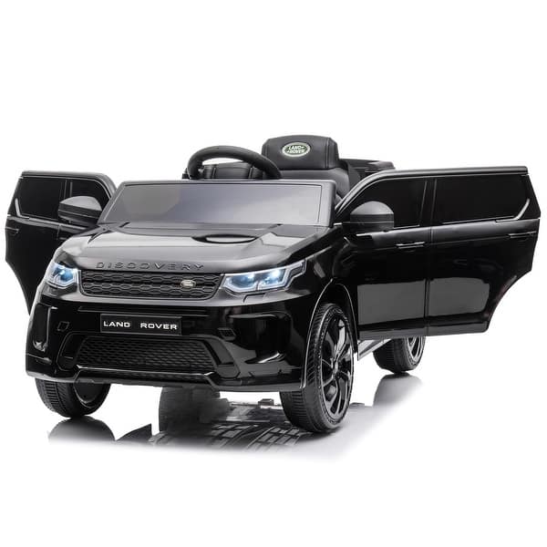 slide 2 of 23, Licensed Land Rover Kids Electric Car, Ride On Car Black