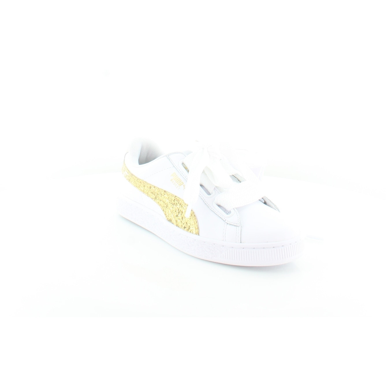 puma basket heart white