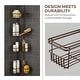 preview thumbnail 32 of 40, Utopia Alley Tension Pole Shower Caddy Corner Organizer, Adjustable with 4 Removable Baskets, 60 to 97 Inch