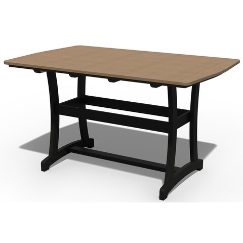 Poly Lumber 4' x 6' Legacy Bar Table