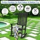 preview thumbnail 20 of 30, Gymax Wooden Rocking Chair Porch Rocker High Back Garden Seat For - See Details