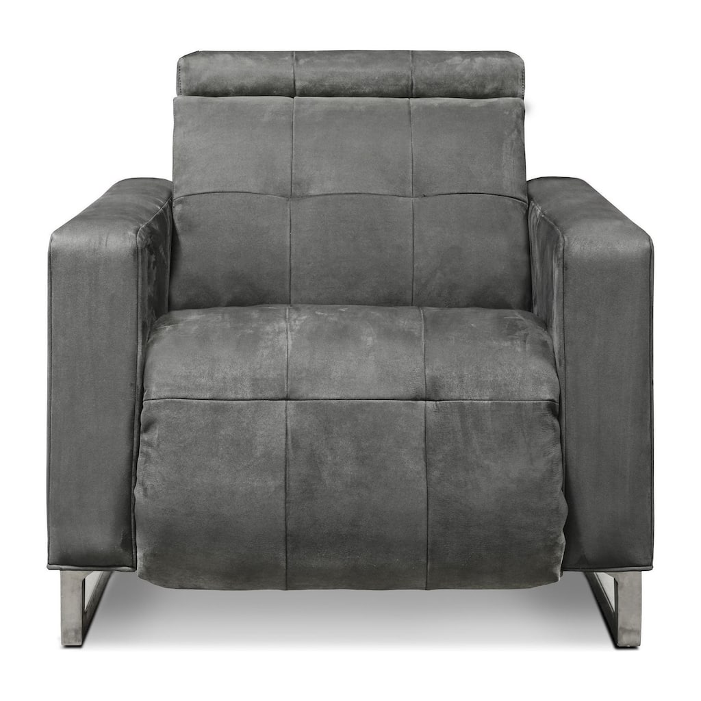 Casino Royale Leather Dual Powered Recliner Chair