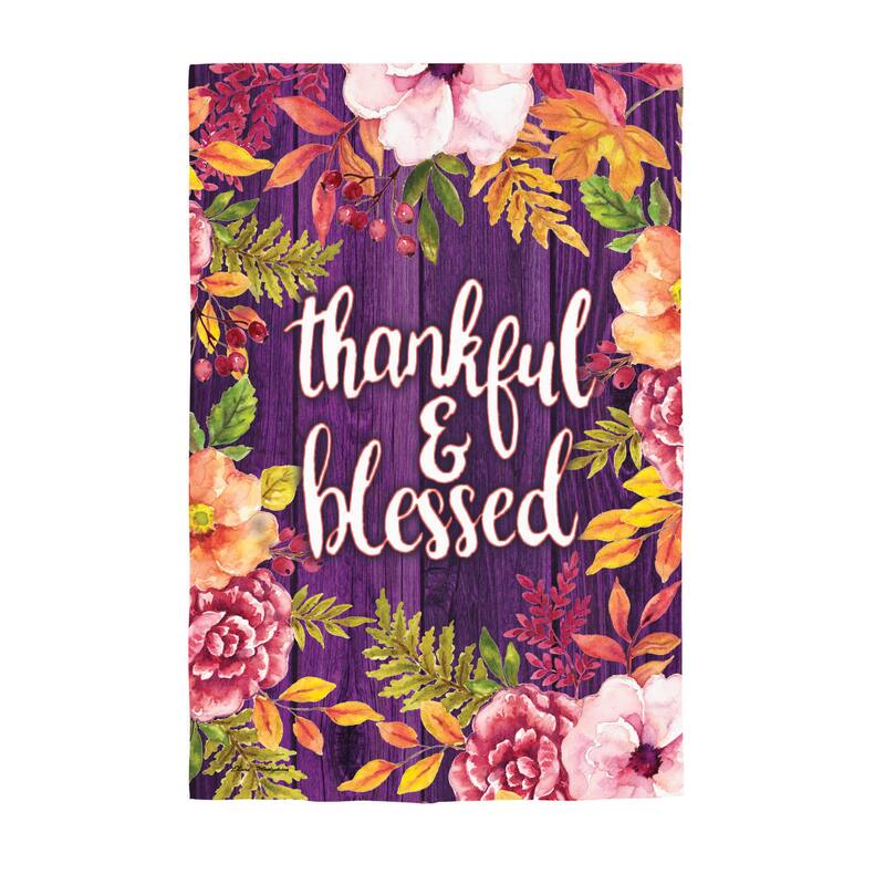 Blessed Moire Garden Flag
