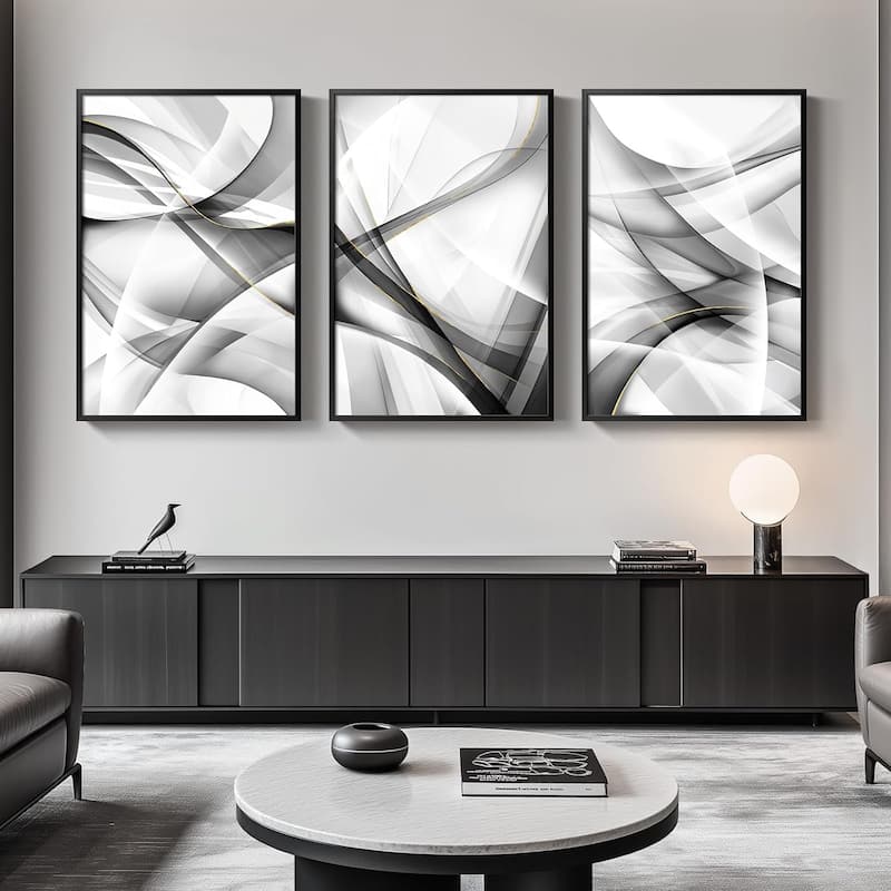 Modern Minimalist Abstract Lines Wall Art