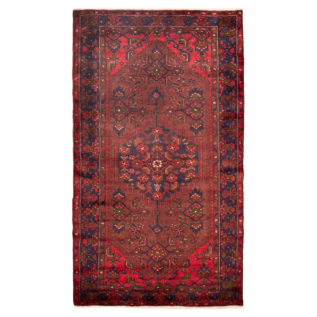ECARPETGALLERY Hand-knotted Anadol Red Wool Rug - 4'7 x 8'1