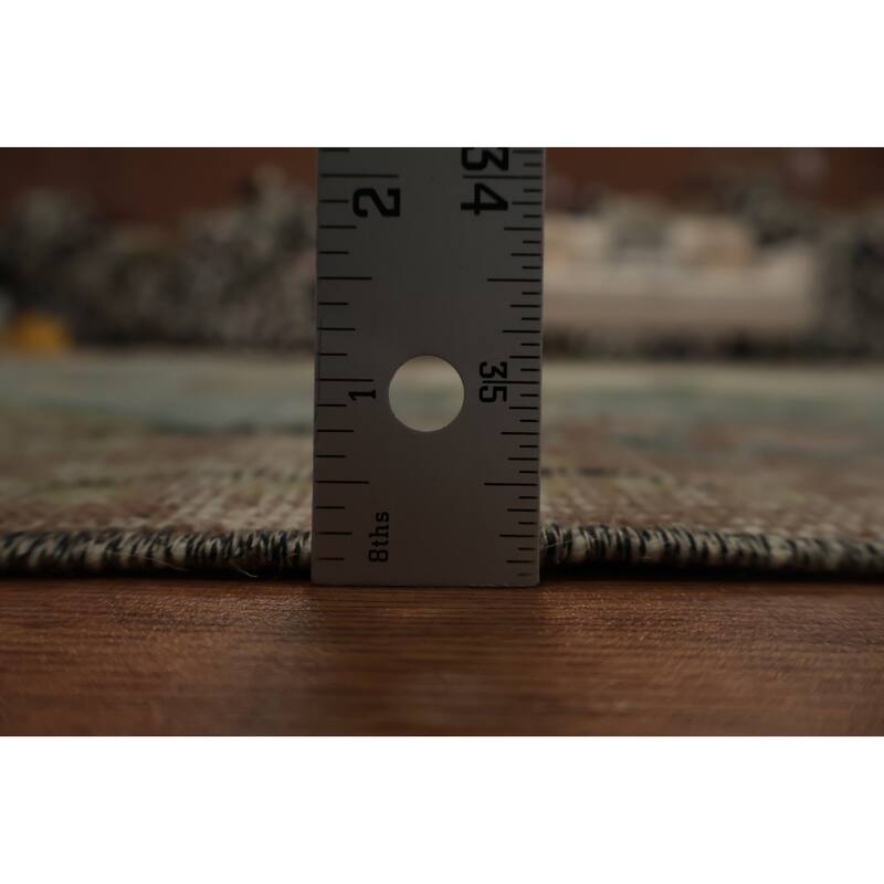 Hand Knotted Oriental 100% Wool Carpet Transitional Floral Beige & Ivories Anatolian Area Rug - 9' 11'' X 5' 8''