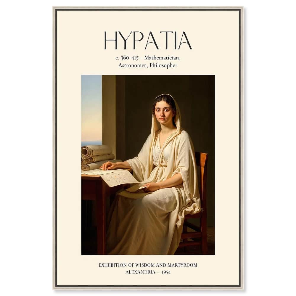 Philosopher of Alexandria Canvas by Art Remedy