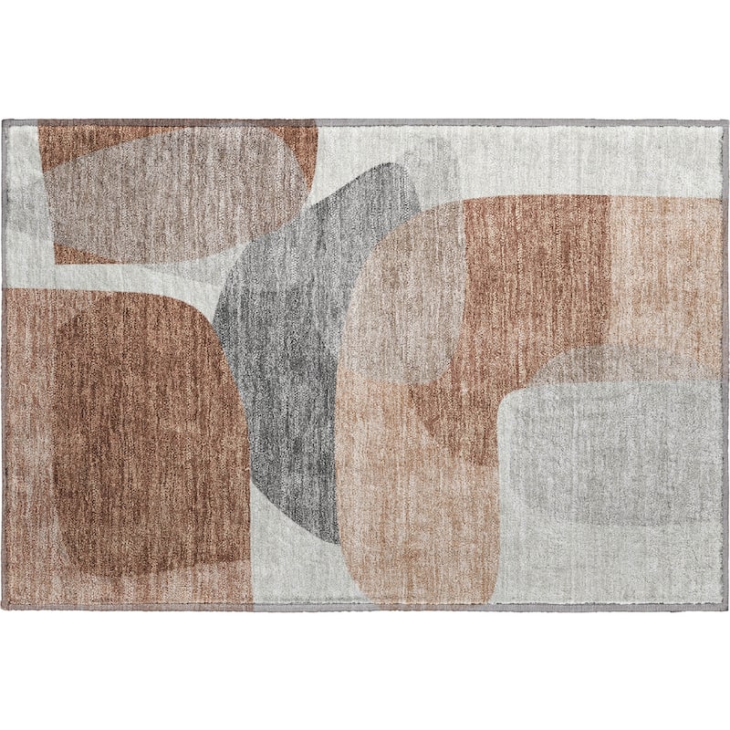 Premium Washable Super Soft Contemproary Retro Mayfield Rug
