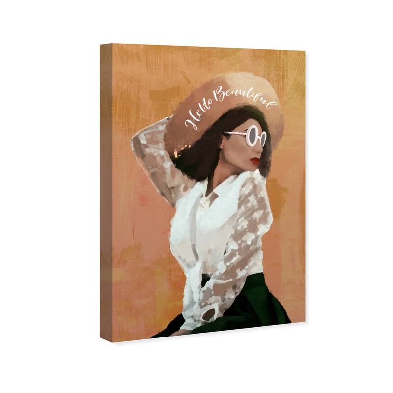 Wynwood Studio Canvas Fashion and Glam Golden Times Brown and Light Brown Glam Wall Art Canvas Print