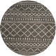 preview thumbnail 94 of 166, SAFAVIEH Arizona Shag Lotta Moroccan 1.2-inch Thick Rug 10' Round - Brown/Ivory - Round