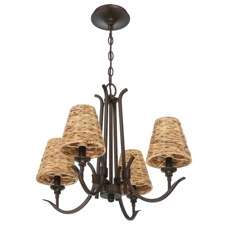 Craftmade 58324 Kokomo 4 Light 22" Wide Chandelier