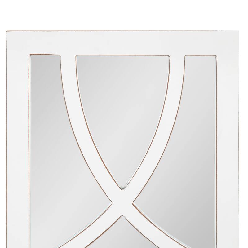Kate and Laurel Tolland Wood Panel Wall Mirror