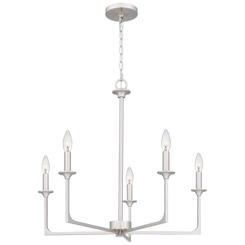 Prescott 5-Light Brushed Nickel Chandelier