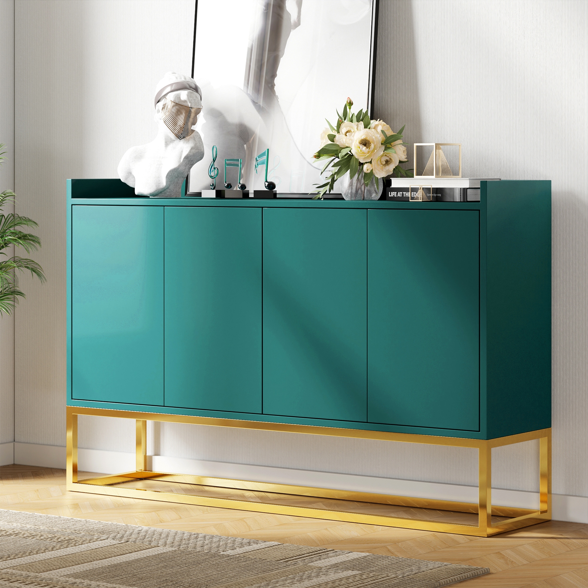 Assembled buffet deals cabinet
