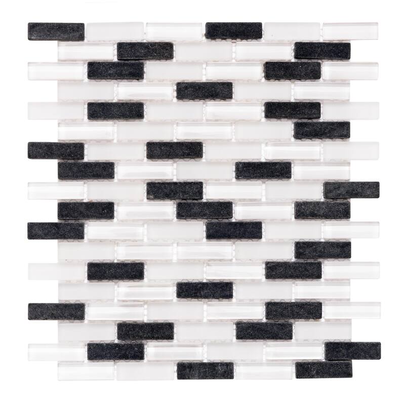 The Tile Life Victory Brick 1x2 Glass Backsplash Wall Tile