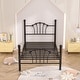 preview thumbnail 4 of 21, VECELO Classic Metal Platform Bed Frame, Twin Size Beds with Shell Style, Storage Space Under Bedframes, Kids Bed