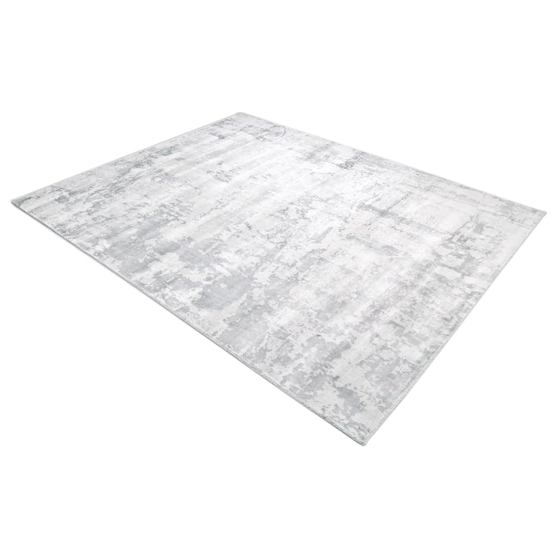 Overton Handmade Modern Contemporary Abstract Area Rug