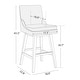 preview thumbnail 7 of 216, Luca Counter Height Swivel Barstool