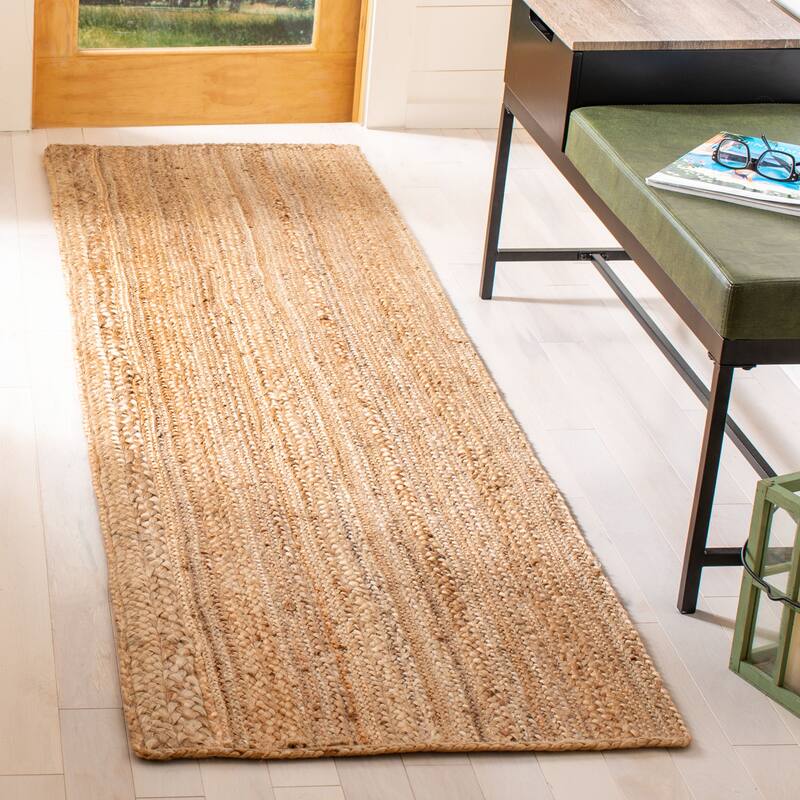 SAFAVIEH Handmade Natural Fiber Bernd Jute Rug - 2'3" x 8' Runner - Natural
