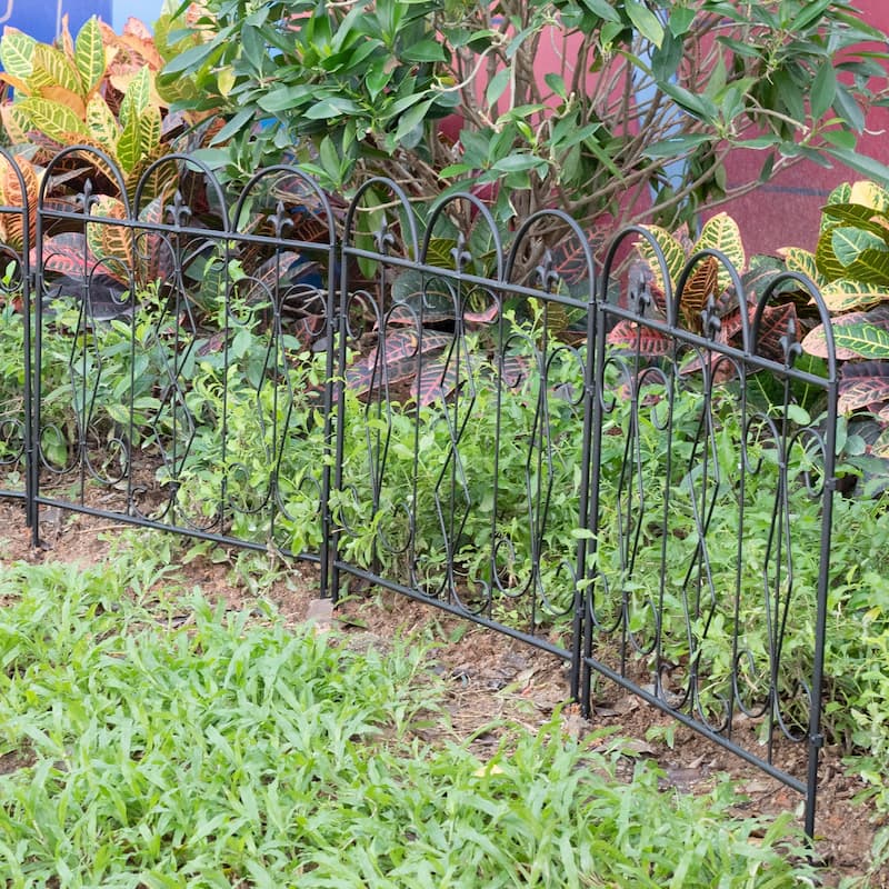 5X Garden Fence Outdoor Decorative Fencing Landscape Wire Border Edge