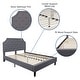 preview thumbnail 28 of 121, Tufted Platform Bed with 10 Inch Pocket Spring Mattress