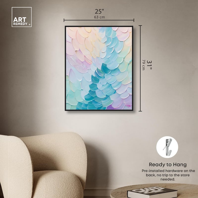 Mermaid Scales Canvas by Art Remedy