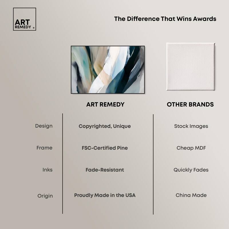 Sweeping Forms II Canvas by Art Remedy