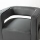 preview thumbnail 107 of 116, Carisa Swivel Barrel Chair with Open Back,Set of 2