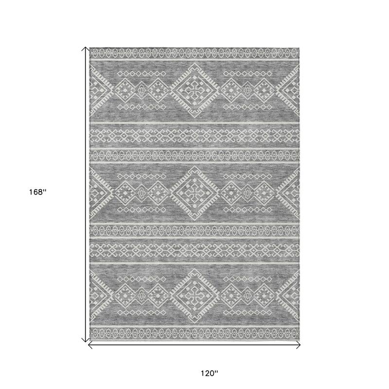 HomeRoots Southwestern Transitional Rectangle Outdoor Rug
