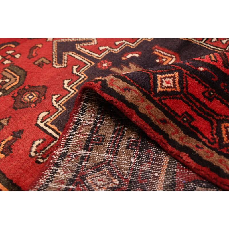 ECARPETGALLERY Hand-knotted Andelz Red Wool Rug - 3'3 x 5'3