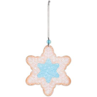 Sugar Cookie Snowflake Ornament -Set of 2