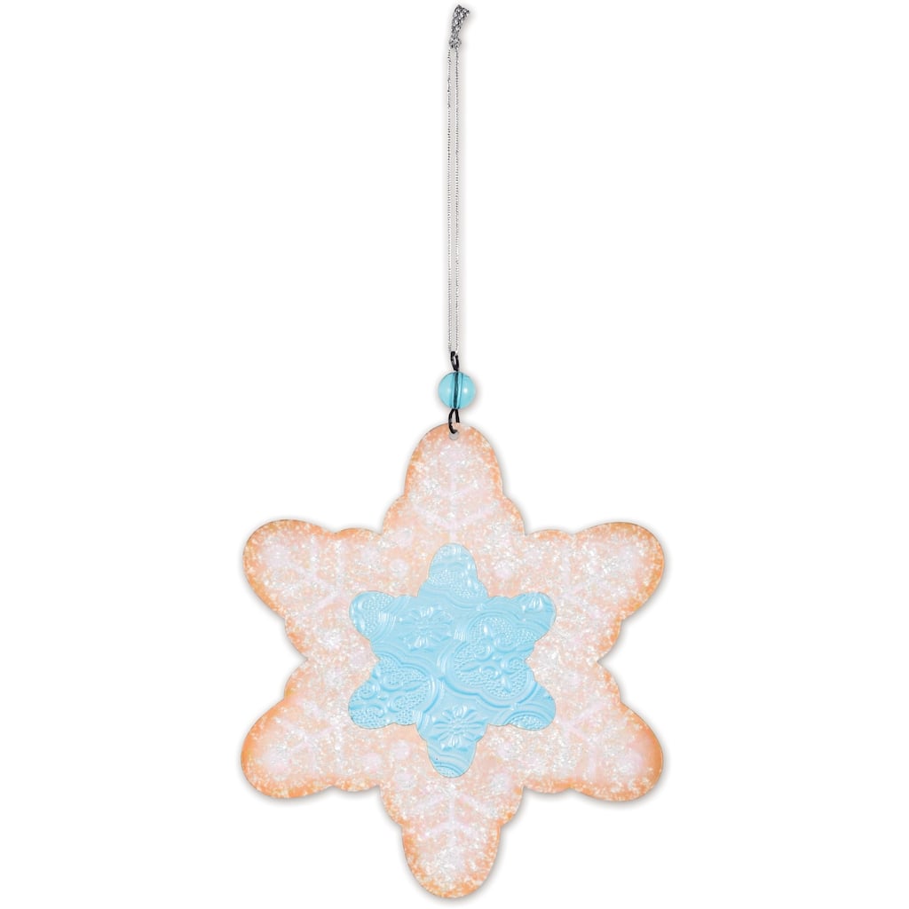 Sugar Cookie Snowflake Ornament -Set of 2