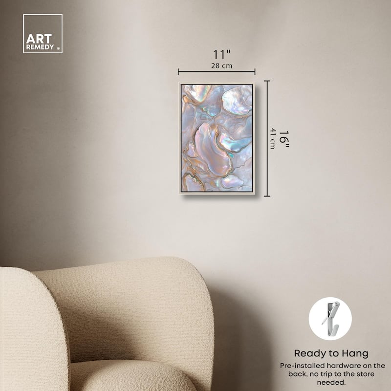 Fluid Preciousness III Canvas by Art Remedy
