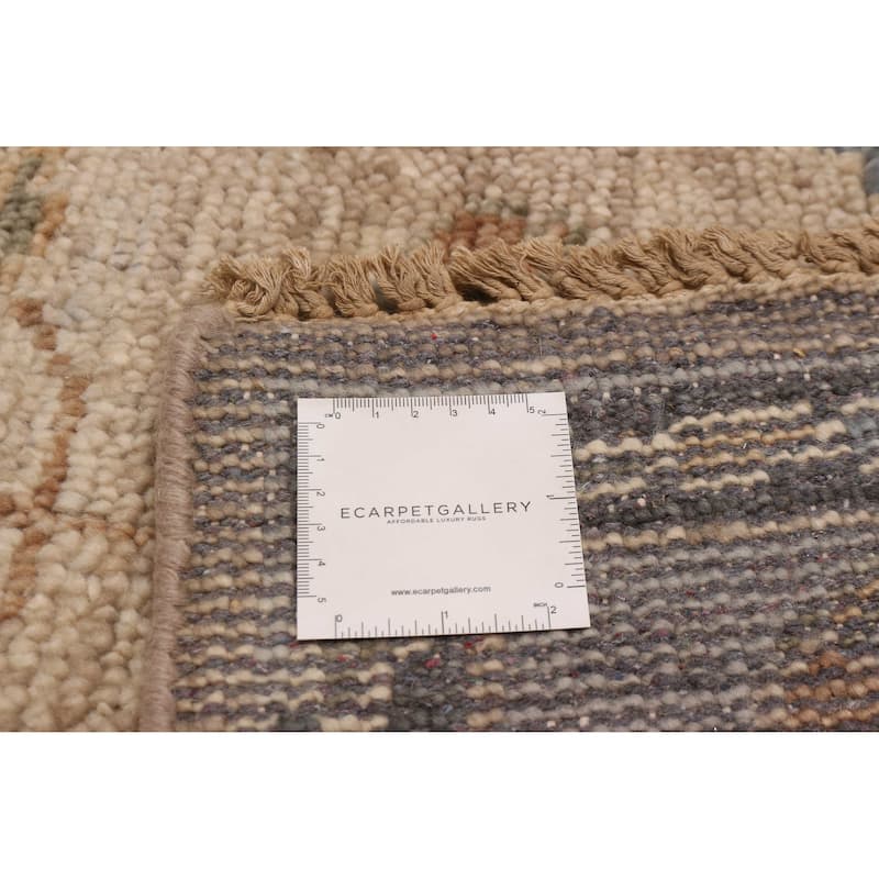 ECARPETGALLERY Hand-knotted Jules Serapi Taupe Wool Rug - 8'2 x 9'8