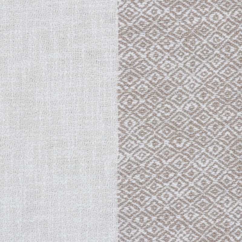 Novica Handmade Diamond Elegance In Umber Cotton Throw Blanket