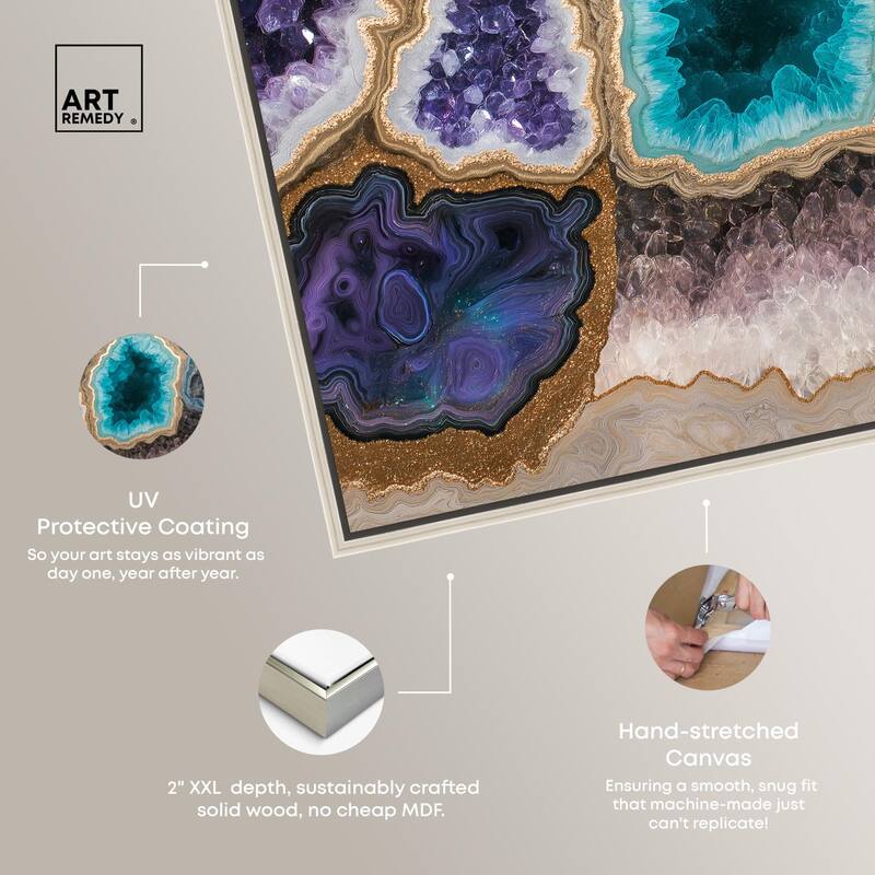 Mineral Multiverse Canvas by Art Remedy