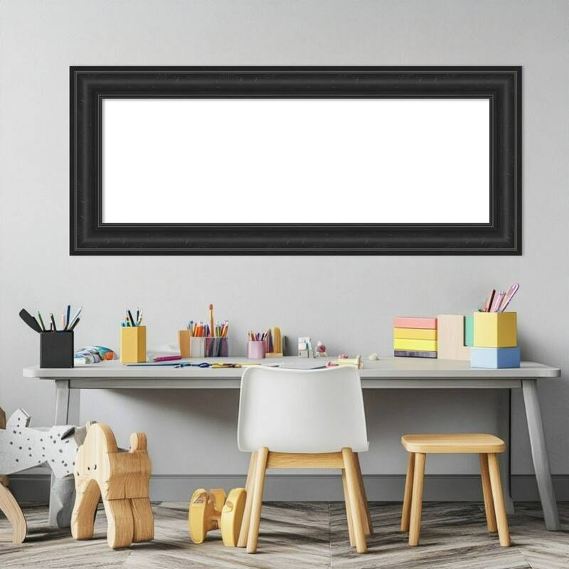 Amanti Art Shipwreck Black Framed Dry Erase Magnetic Board